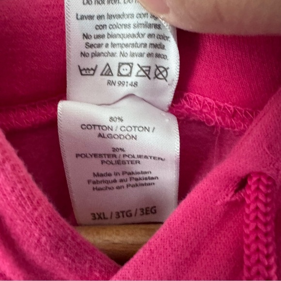 Power Rangers Angel Grove High School pink hooded sweatshirt Size 3X - Picture 4 of 6